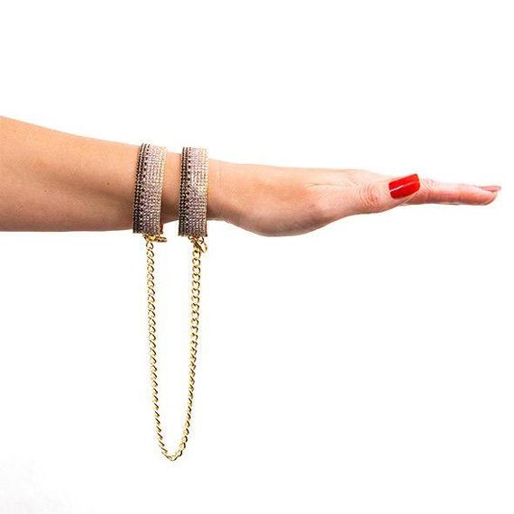 Лакшері наручники-браслети із кристалами Rianne S: Diamond Cuffs, подарункова упаковка | Зображення 4