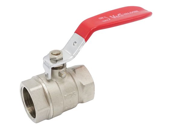 Кран кульовий Valogin Optima 1" ВВ червона ручка VG-102203 1/12 шт | Зображення 3