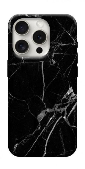 Чохол з картинкою Чорний мармур для Apple iPhone 16 Pro Max (6.9")