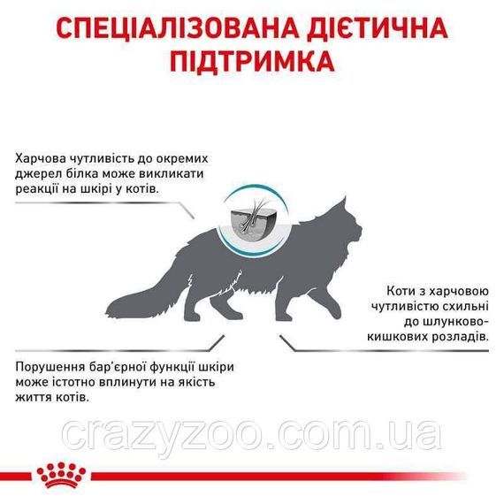 Лікувальний корм для котів Royal Canin Hypoallergenic Feline 2.5 кг | Зображення 6