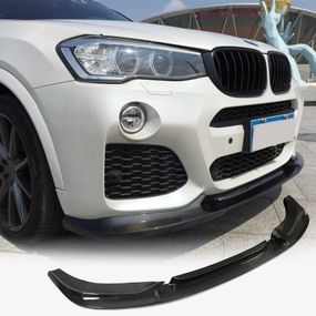 Накладка на передній бампер (для M-Sport 2014-2018, Карбон) для BMW X3 F-25 рр