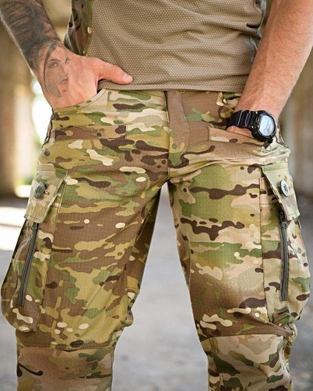 Шурмові тактичні штани AGESIS мультикам РП7381 | Зображення 5