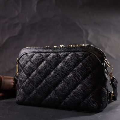 Сумка Vintage З натуральної шкіри Чорна (22315) | Зображення 1