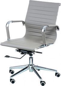 Офисное кресло Solano 5 artleather grey Tilt, реплика дизайнерского кресла Eames Style