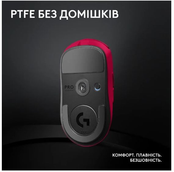 Миша Logitech G PRO X SUPERLIGHT 2 LIGHTSPEED Gaming, Magenta (910-006797) | Зображення 8