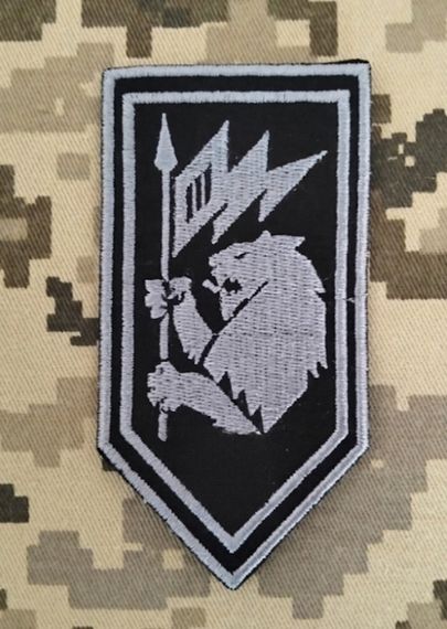Шеврон 60 ОМБр / сірий
