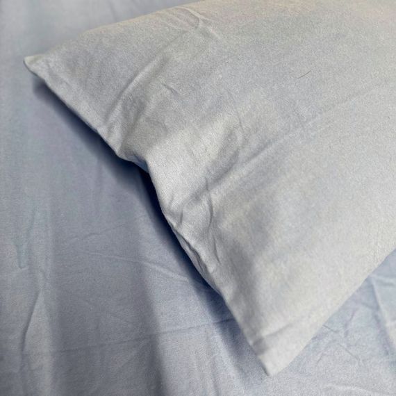 Простынь на резинке SoundSleep Delicacy фланель 90х200 см голубой (94287080) | Зображення 5