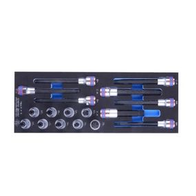 Головка торцевая KING TONY торцевых 1/2" 17 шт. (9-4147PRV)