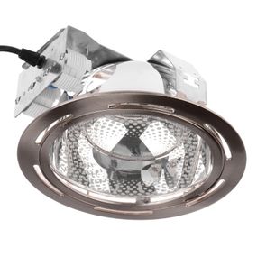 Світильник Downlight стельовий вбудований DL-01 SN 2x26W Brille 166016
