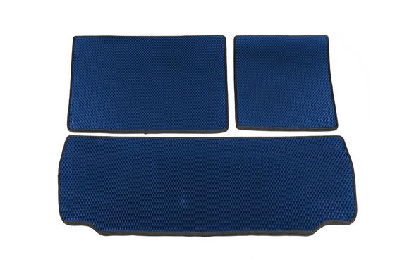 Коврик багажника (EVA, Синий) для Toyota Sequoia 2007-2022 гг