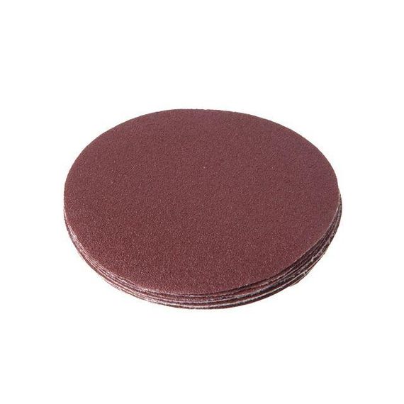 Круг наждачний самоклейний 125 мм, папір класу С, К100, 10 од. INTERTOOL BT-0510 | Зображення 1