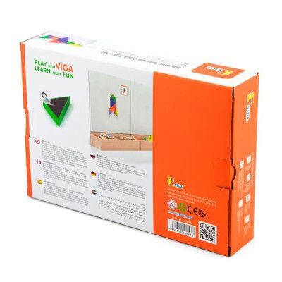 Ігровий набір Viga Toys Магнітний танграм для дошок 35 елементів (50643FSC) | Зображення 2