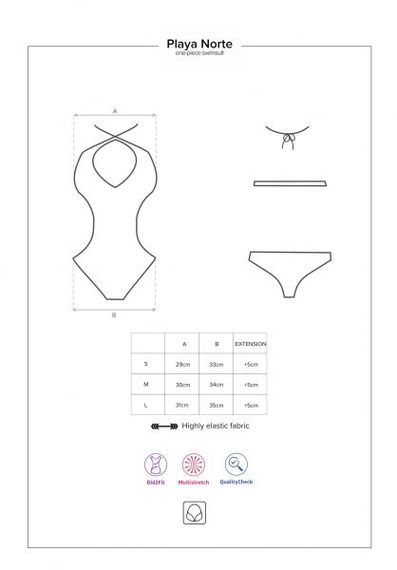 Купальник Obsessive Playa Norte S, Неоновый, S | Зображення 1