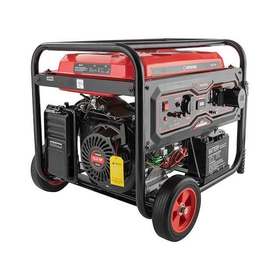 Генератор бензиновий 7/7,5 кВт, електро+ручний старт, STORM INTERTOOL DT-1175 | Зображення 4