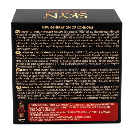 Презерватив SKYN Intense Feel безлатексний (полізопрен), 3 шт Sex Aura | Зображення 3