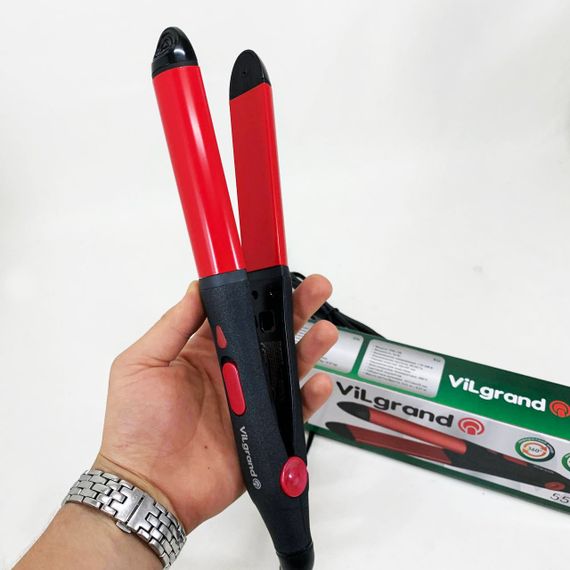 Выравнивающий утюжок для волос ViLgrand VHS-120 55 Вт, Укладка волос выпрямление Щипцы для VM-64 | Зображення 4