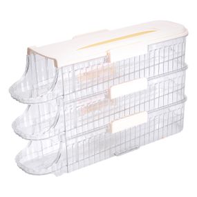 Лоток для яиц в холодильник на 3 яруса 32х10х18.5 см Бежевый HP-27-15