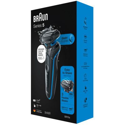 Электробритва Braun Series 5 51-B1000s BLACK / BLUE | Зображення 7