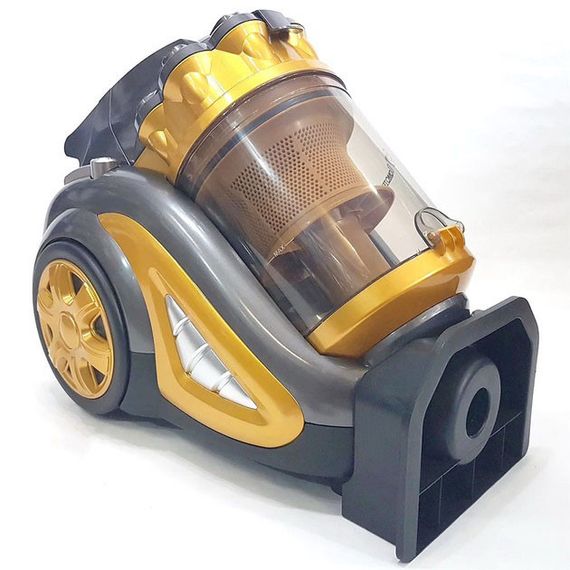 Пылесос для сухой уборки с турбощеткой Domotec MS-4408 3600 Вт без мешка циклонный колбовый контейнерный | Зображення 2