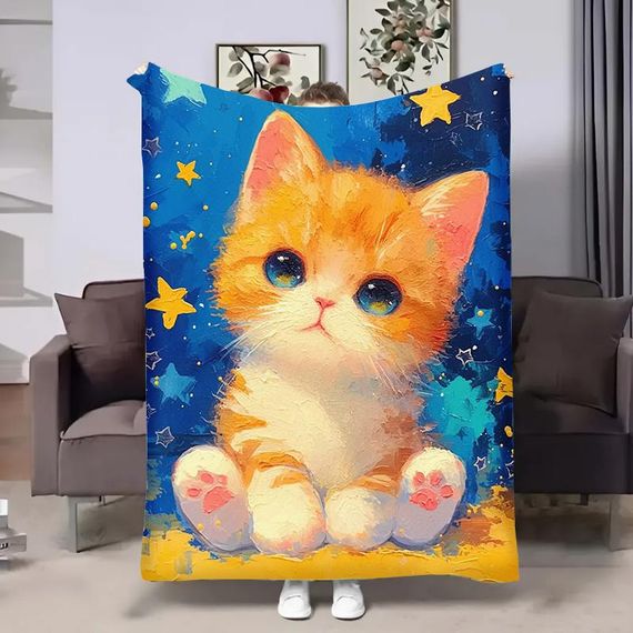 Плед 3D Зоряний котик 29001 135х160 см