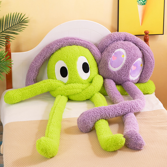 М'яка іграшка-подушка "Octopus" восьминіг Зелений, 200 см | Зображення 5