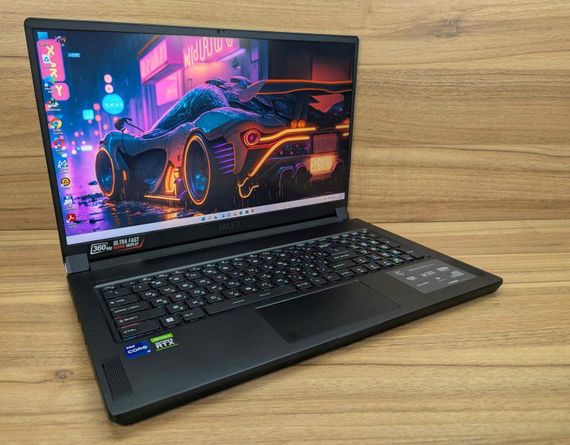 Игровой ноутбук Б-класс MSI GS76 Stealth 11 UG / 17.3" (1920x1080) IPS / Intel Core i9-11900H (8 (16) ядер по 2.1 - 4.9 GHz) / 32 GB DDR4 / 1000 GB SSD / nVidia GeForce RTX 3070, 8 GB GDDR6, 256-bit / WebCam / Windows 11 б/у + Подарок Мышь / USB | Зображення 4