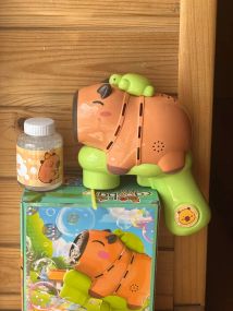 Пістолет дитячий автоматичний пістолет кулемет для мильних бульбашок AND 363-66