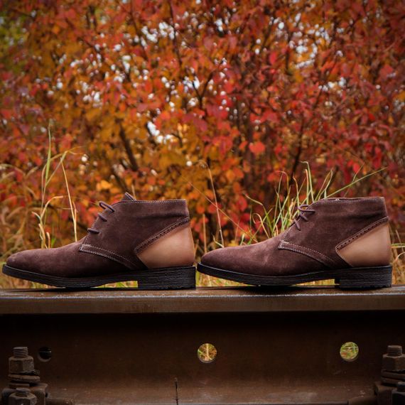 Бежеві черевики дезерти 41 43 розмір | Зображення 4