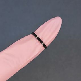 Кольцо #32 для фото ногтей (маникюра) цвет черный