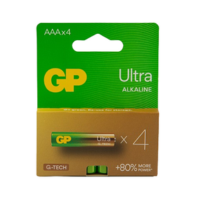 Батарейка лужна AAA/LR03 (бл-4шт) GP Ultra