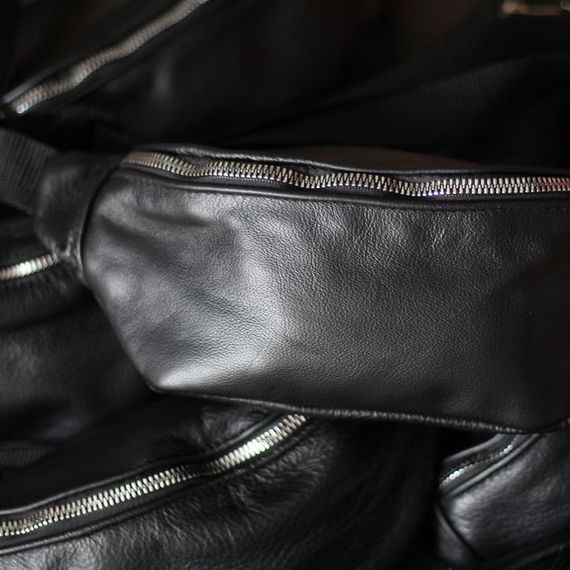 Бананка шкіряна. Сумка на пояс зі шкіри, Універсальна сумка нагрудна, Практична сумка на пояс | Зображення 8