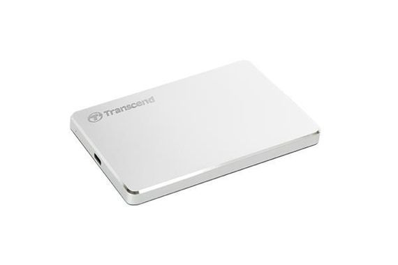 Жесткий диск Transcend StoreJet 2.5&quot; USB 3.1 Type-C 1TB MC Silver (TS1TSJ25C3S) | Зображення 1