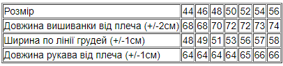 Вишиванка чоловіча з довгим рукавом Носи своє 50 Чорний (p-573-85282) | Зображення 9