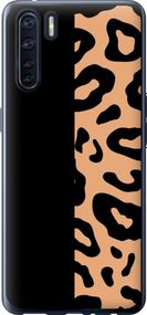 Чехол на Oppo A91 Пятна леопарда "4269u-1884-17620"