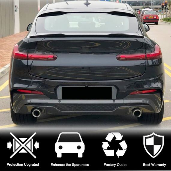 Спойлер M4-Style V1 (Карбон) для BMW X4 G02 2018- рр | Зображення 2