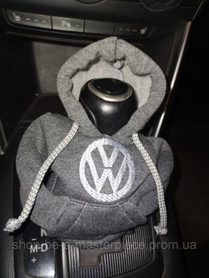 Чохол кофта Худі аксесуар на КПП  Car Hoodie фольцваген Volkswagen сірий подарунок автомобілісту 10070