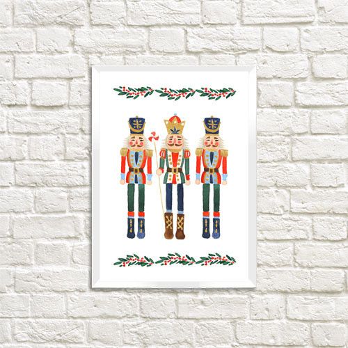 Постер в рамці Лускунчик 30x42 см, A3 (WMT3_23NG012_WH)