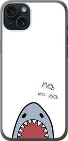 Чохол на iPhone 15 Plus Акула із силікону FCh_003778
