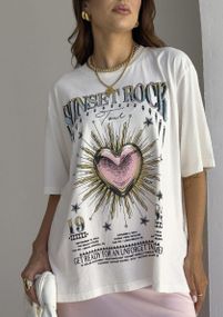 Футболка женская с принтом повседневная S Белая