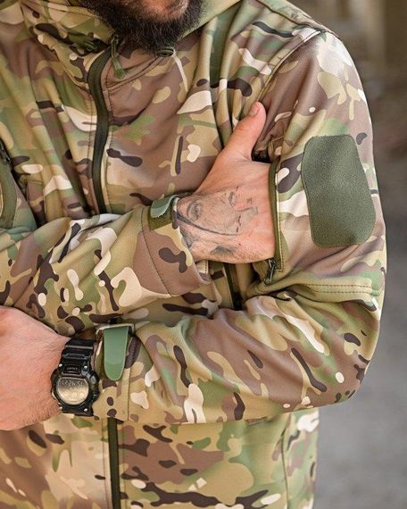 Демісезонна куртка софтшел TENNESI мультикам ПП7972 | Зображення 2