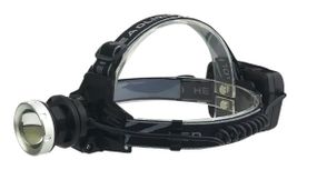 Фонарь налобный светодиодный аккумуляторный + Zoom (LP-114)
