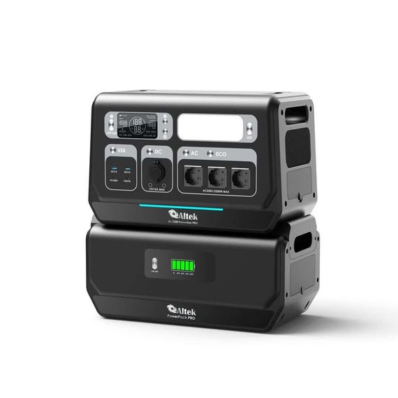 Портативная зарядная станция ALTEK AL 2400 PowerBox PRO PLUS (2048 Вт·г) | Зображення 1