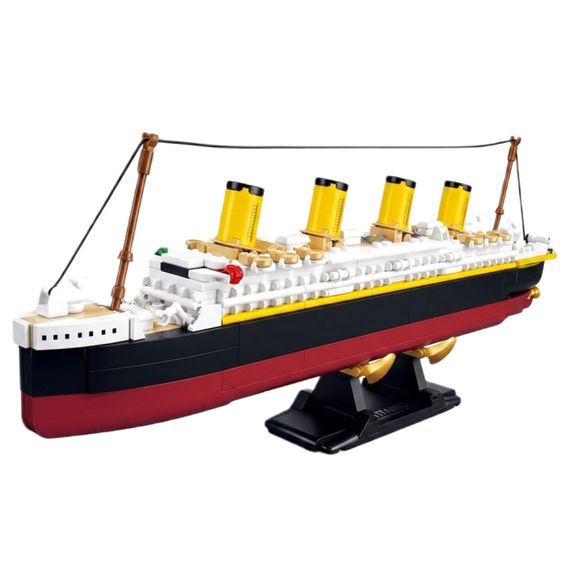 Конструктор M38-B1551 SLUBAN "Лайнер, Титанік" 38,5см, 1:700, 378деталей, в коробці 30-23,5-9см (6903317819850) | Зображення 1