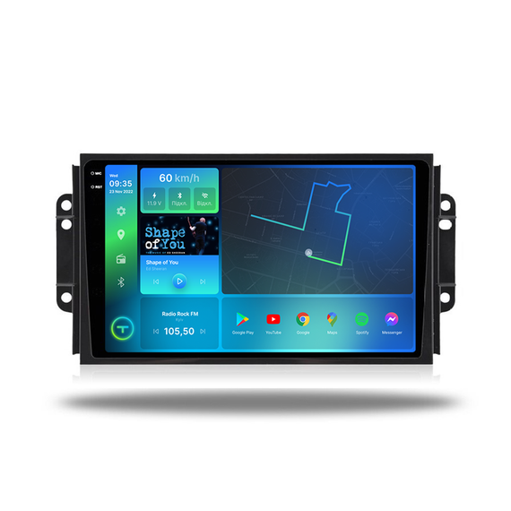 Штатна магнітола Torssen 2K Chery Tiggo 3 16+ FL9 4+64Gb 4G Carplay DSP | Зображення 1