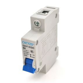 Автоматический выключатель постоянного тока CHCYZO DZ47-63DC-B6, 1P, 6A, 12-125V
