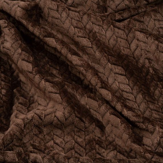Плед Ardesto Jacquard Braid 200х220см, коричневий (ART0206JB) | Зображення 1