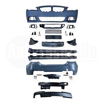 Обвес компл. BMW 5 F10 09-17 (M-Technic) (с отв. PDC и фароомыв., 1 сторон. выхлоп, пороги), AutoTechteile, 703 5128, 703 5129