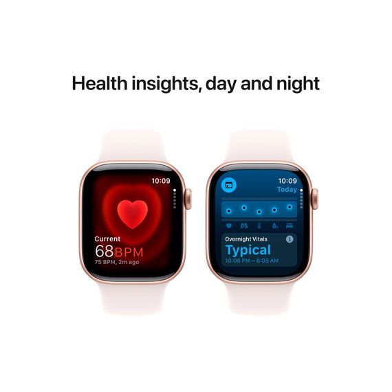 Смарт-годинник Apple Watch Series 10 GPS 42mm Rose Gold Aluminium Case with Light Blush Sport Band - S/M (MWWH3QH/A) | Зображення 4