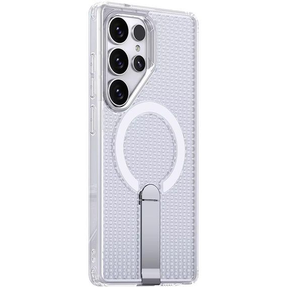 Чехол TPU Breeze with MagSafe stand для Samsung Galaxy S25 Ultra Transparent | Зображення 1