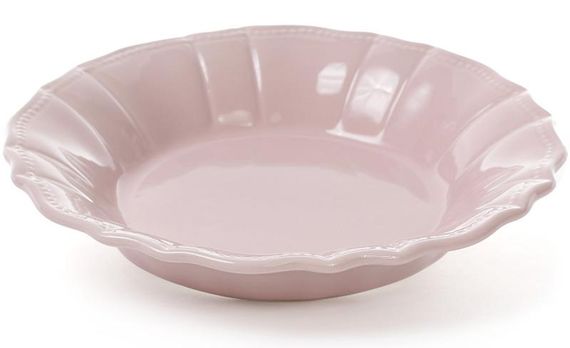 Набір 6 глибоких тарілок Leeds Ceramics SUN Ø23см, кам'яна кераміка (рожевий-попелястий) | Зображення 1